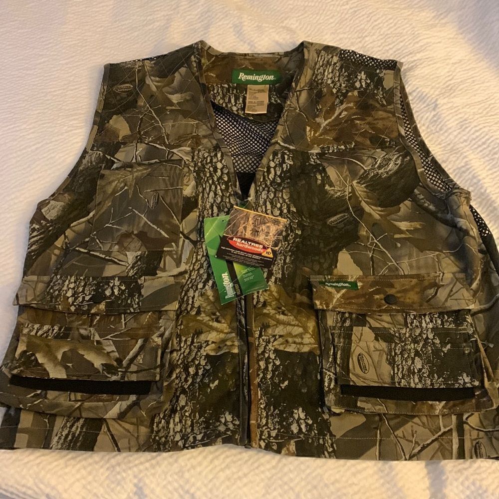 REMINGTON, bird hunting vest, NWT, XL, vent mesh back with nylon game pocket